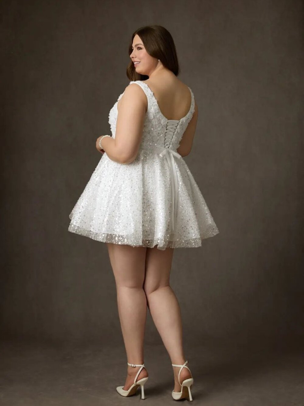 White Mini Dress - Picture 7 of 7
